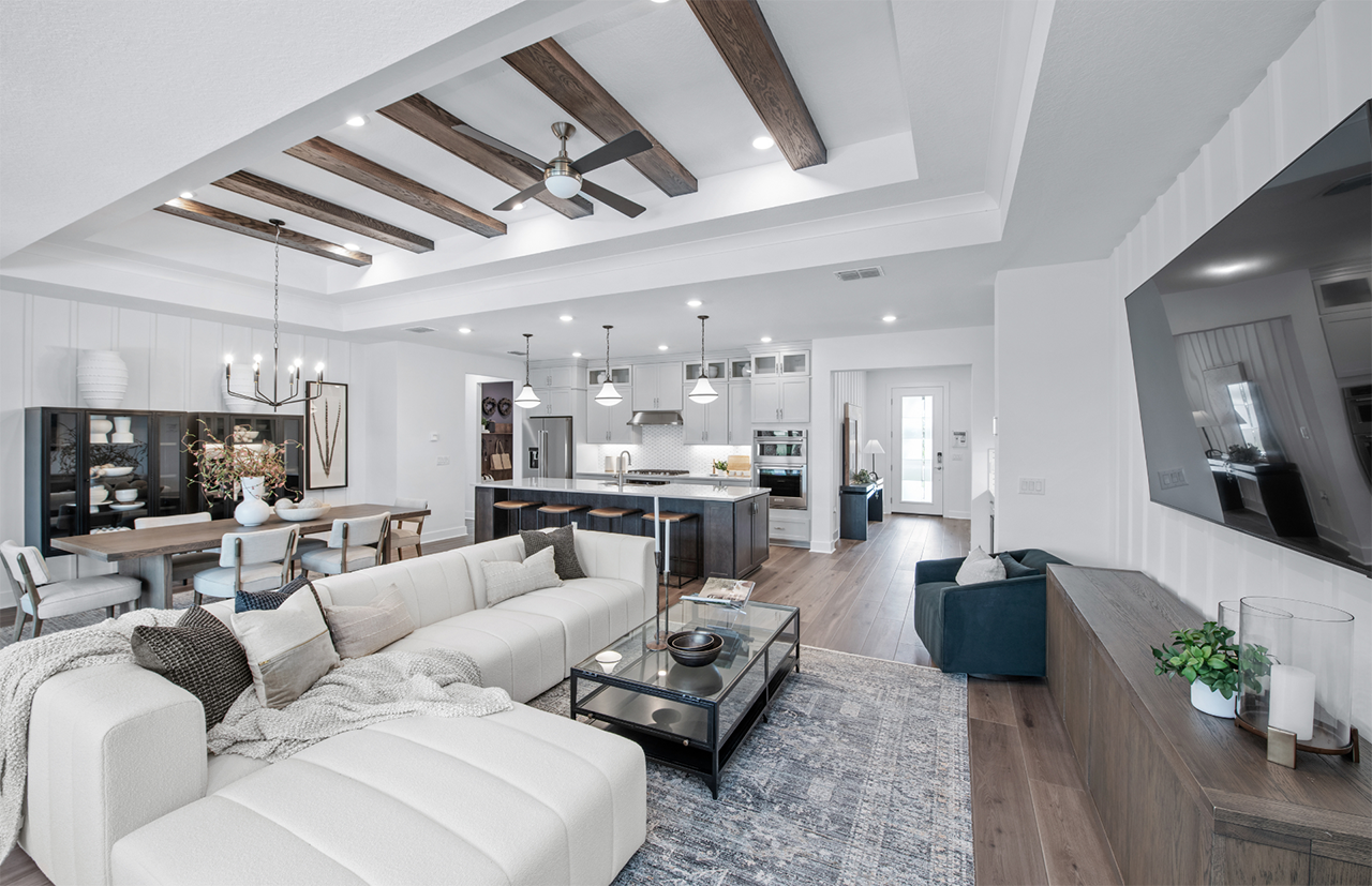 Riversong developer Pulte Homes is known for community spaces like this: light and bright