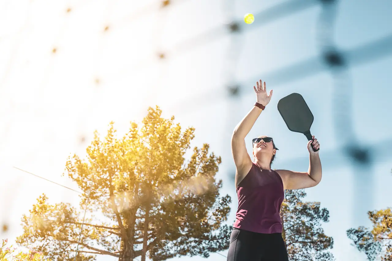 A Pickleball scene